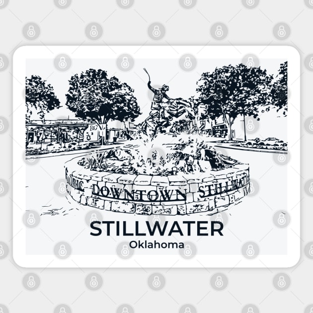 Stillwater - Oklahoma Magnet by Lakeric